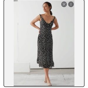 & other stories - floral dress - size 4